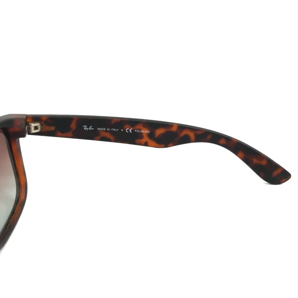Ray-Ban Sunglasses RB4165 JUSTIN 865/T5 Matte Havana w Brown Gradient Polarized